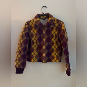 A.P.C. Argyle wool jacket
